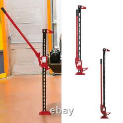 Crick rouge robuste de 3 tonnes, 60 pouces, cric de ferme à levier pour tracteur