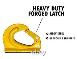 Crochet de seau de soudage de 8 tonnes avec verrou forgé en acier allié 16 000 lb pour tracteur lourd duty