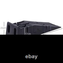 DURHAND 1 Paire de rampes de service en plastique lourd de 5 tonnes pour garage et atelier de réparation automobile