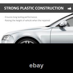 DURHAND 1 Paire de rampes de service en plastique lourd de 5 tonnes pour garage et atelier de réparation automobile