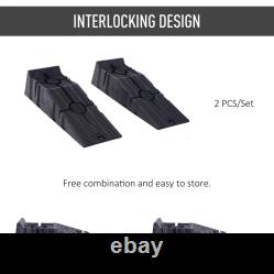 DURHAND 1 Paire de rampes de service en plastique lourd de 5 tonnes pour garage et atelier de réparation automobile