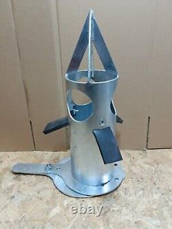 Distributeur de BIG BAG pour engrais, graines, minéraux avec soupape de contrôle de sécurité, galvanisé.