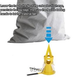 Distributeur de Big Bag, Déchargeur de Sac en Vrac, Outil de Valve de Contrôle de Sécurité pour Entrepôt et Ferme