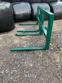 Double Ronde Bale Manipulation / Transporteur Bale Enroulé Fait Pour Commander Lourd