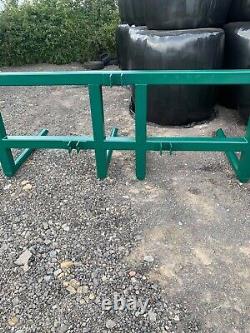 Double Ronde Bale Manipulation / Transporteur Bale Enroulé Fait Pour Commander Lourd