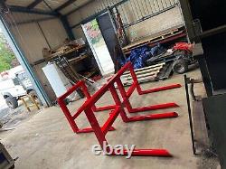 Double Ronde Bale Manipulation / Transporteur Bale Enroulé Fait Pour Commander Lourd