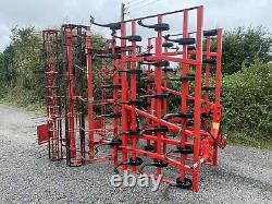 Einbock Taifun 6m Heavy Duty Spring Tine Cultivator Pour Tracteur Vgc £7950 +tva