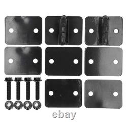 Ensemble de crochets de prise pour seau de tracteur 70 Grade 3/8in (Noir) en acier allié robuste