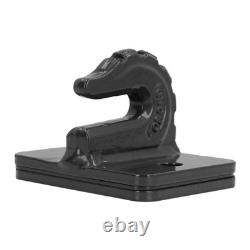 Ensemble de crochets de prise pour seau de tracteur 70 Grade 3/8in (Noir) en acier allié robuste