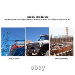 Ensemble de crochets de prise pour seau de tracteur 70 Grade 3/8in (Noir) en acier allié robuste