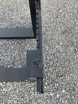 Fourches Tracteur Avec Plaque Arrière Très Lourd Devoir Vgc No Tva