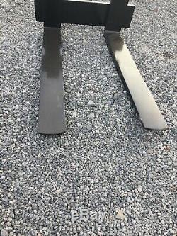 Fourches Tracteur Avec Plaque Arrière Très Lourd Devoir Vgc No Tva