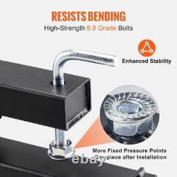 Fourches de palette à pince lourde de 2000 lbs avec barre stabilisatrice ajustable de 43 pouces pour