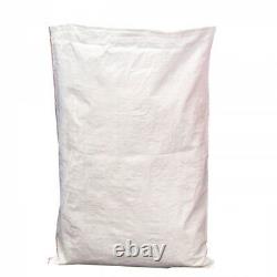 Fourni Polypropylène Flood Defence Sandbags Sacs Lourdes Blancs Grande Taille Pb