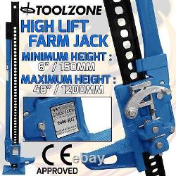 Heavy Duty 1200mm (48) Tracteur Hi-lift Jack Farm Jack 2.4 Tonne Hoist