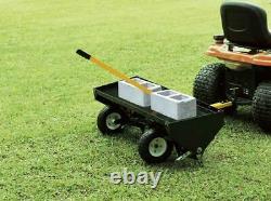 Heavy Duty 48 Remorquage Derrière L'aérateur De Prise Atv Utv Tractor Garden Lawn Sweeper