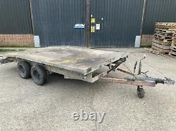 Heavy Duty Beavertail Flat Bed Transporter Trailer Car, Van, Usine, Tracteur
