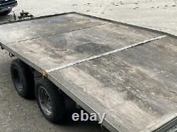 Heavy Duty Beavertail Flat Bed Transporter Trailer Car, Van, Usine, Tracteur