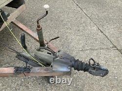 Heavy Duty Beavertail Flat Bed Transporter Trailer Car, Van, Usine, Tracteur