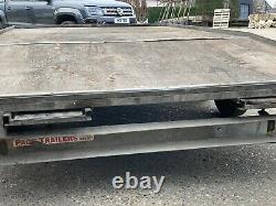 Heavy Duty Beavertail Flat Bed Transporter Trailer Car, Van, Usine, Tracteur