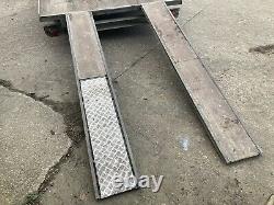 Heavy Duty Beavertail Flat Bed Transporter Trailer Car, Van, Usine, Tracteur