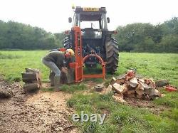 Heavy Duty Montage Sur Tracteur 22 Tonnes Fendeuse / Traitement Du Bois / Forestier