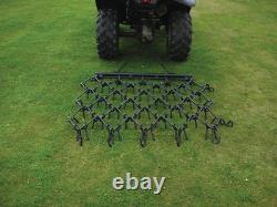Herse à chaînes tirée herbe 4 pieds 6 pieds section lourde barre de traction William Hackett