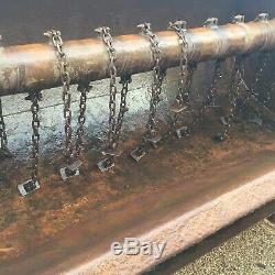 Hillam Muck Fumier Dung Spreader No Tva Rotating Baril Spreads De Chaque Côté