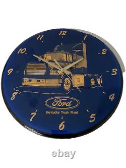 Horloge de l'usine de camions Vintage Ford Kentucky Heavy Duty Tractor Trailer Ford Motor Co