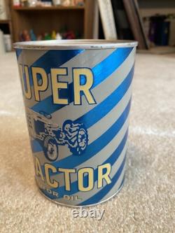 Huile Moteur Super Tracteur Canette Heavy Duty HD Ford Quart Publicité Militaire