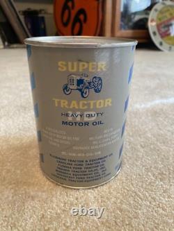 Huile Moteur Super Tracteur Canette Heavy Duty HD Ford Quart Publicité Militaire