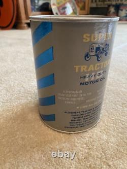 Huile Moteur Super Tracteur Canette Heavy Duty HD Ford Quart Publicité Militaire