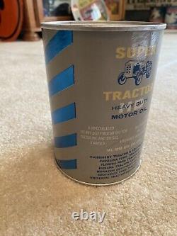 Huile Moteur Super Tracteur Canette Heavy Duty HD Ford Quart Publicité Militaire
