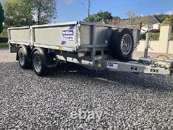 Ifor Williams Lm105 General Heavy Duty Drop Side Twin Axle Remorque Immaculée