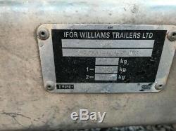 Ifor Williams Pelle Usine Rampe Remorque Gx105 Hd Heavy Duty