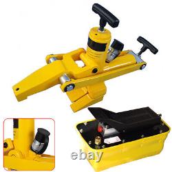 Kit d'outils hydraulique pour démonte-pneus avec pompe à pied pour tracteur de camion lourd