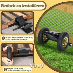 Kit de Roues pour Poulailler Système de Levage Mover Tracteur Résistant