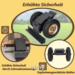 Kit de Roues pour Poulailler Système de Levage Mover Tracteur Résistant