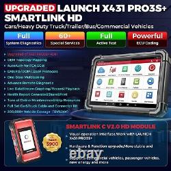 LANCEMENT 2025 X431 PRO3S+ Smartlink HD Outils de Diagnostic pour Voitures, Vans, Camions et Tracteurs HGV