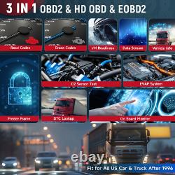 LANCER CRP129 HD Outil de diagnostic pour camions lourds, tracteurs diesel, tous systèmes