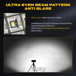 Lampe de travail à LED étanche 180W 6 pouces pour travaux lourds, éclairage de chantier, hors route, inverseur pour tracteur 12V