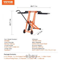 Lève-tondeuse hydraulique de 500 lbs pour tracteurs à gazon outil robuste