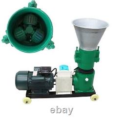 Machine à granulés d'alimentation lourde pour ferme 8mm Presse à fourrage Pelletizer 220V 3 Rouleaux
