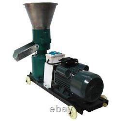 Machine à granulés d'alimentation lourde pour ferme 8mm Presse à fourrage Pelletizer 220V 3 Rouleaux