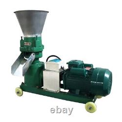 Machine à granulés d'alimentation lourde pour ferme 8mm Presse à fourrage Pelletizer 220V 3 Rouleaux