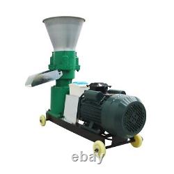 Machine à granulés d'alimentation lourde pour ferme 8mm Presse à fourrage Pelletizer 220V 3 Rouleaux