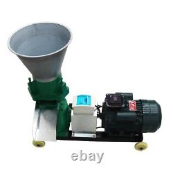Machine à granulés d'alimentation lourde pour ferme 8mm Presse à fourrage Pelletizer 220V 3 Rouleaux