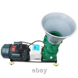 Machine à granulés d'alimentation lourde pour ferme 8mm Presse à fourrage Pelletizer 220V 3 Rouleaux