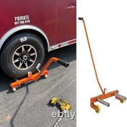 Manipulation des pneus Montage du chariot à roues Tracteur télescopique Excavatrice Chargeuse (réglable)