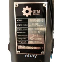 Motoculteur GTM620-3 Moteur 4 Temps 18CV Haute Résistance pour Jardin Ferme Parcelle